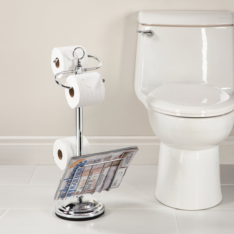 Better Living Products The Toilet Caddy Free Standing Toilet Paper Holder & Reviews Wayfair
